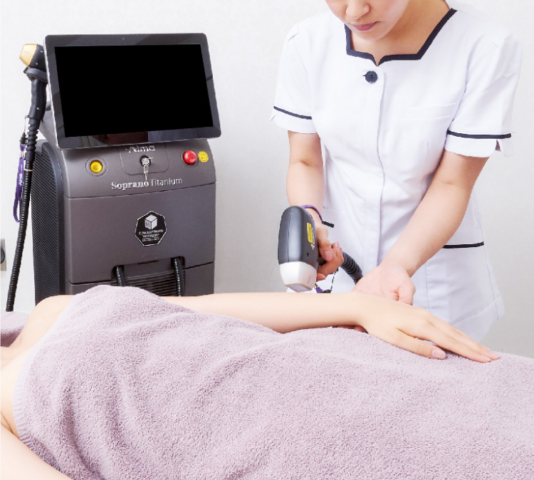 アリシアクリニック 脱毛機のご案内